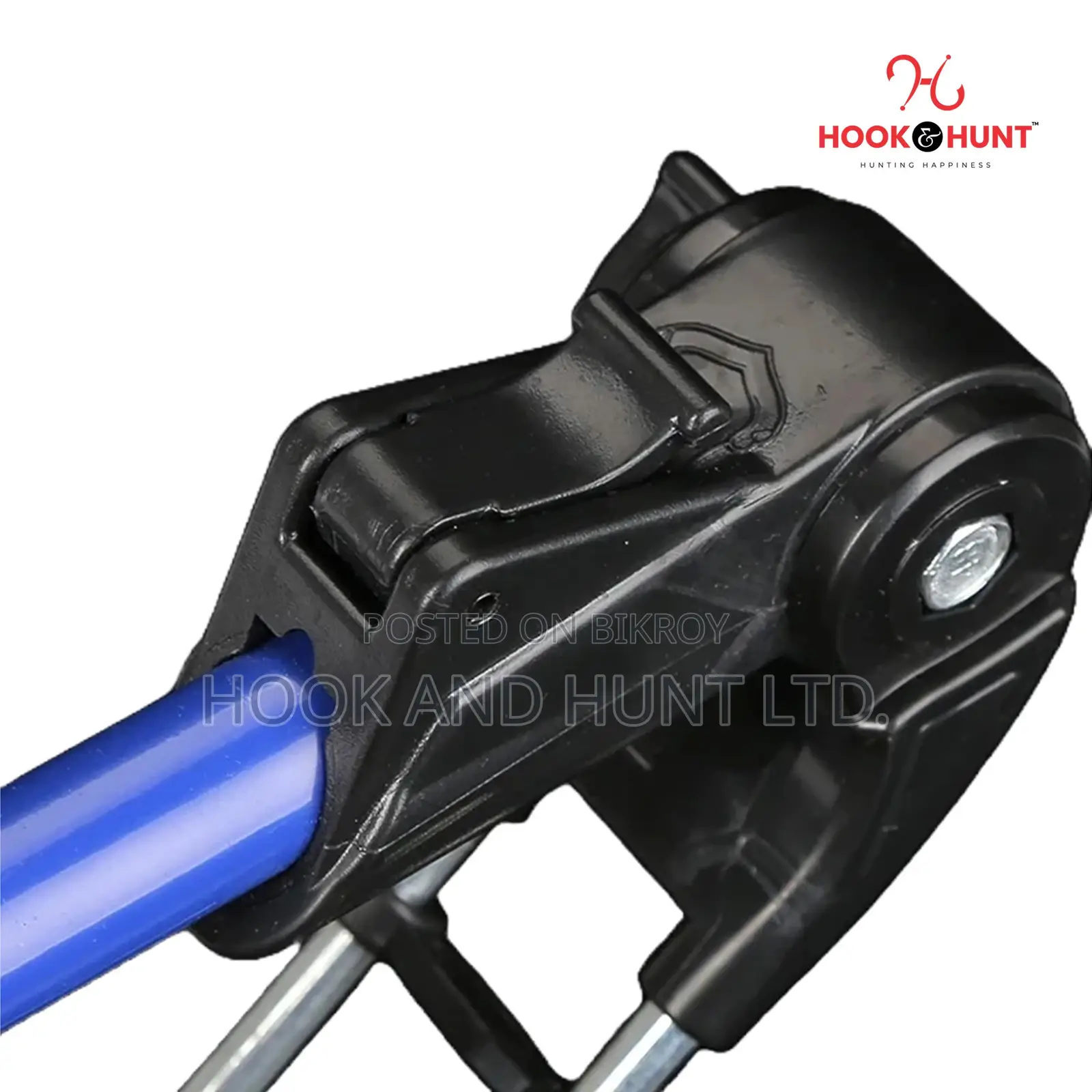 01 PCS Fishing Rod Holder Stand Adjustable | Steel Hook Hunt