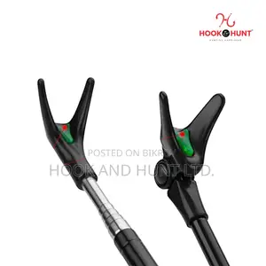 01 PCS Fishing Rod Holder Stand Adjustable | Steel Hook Hunt