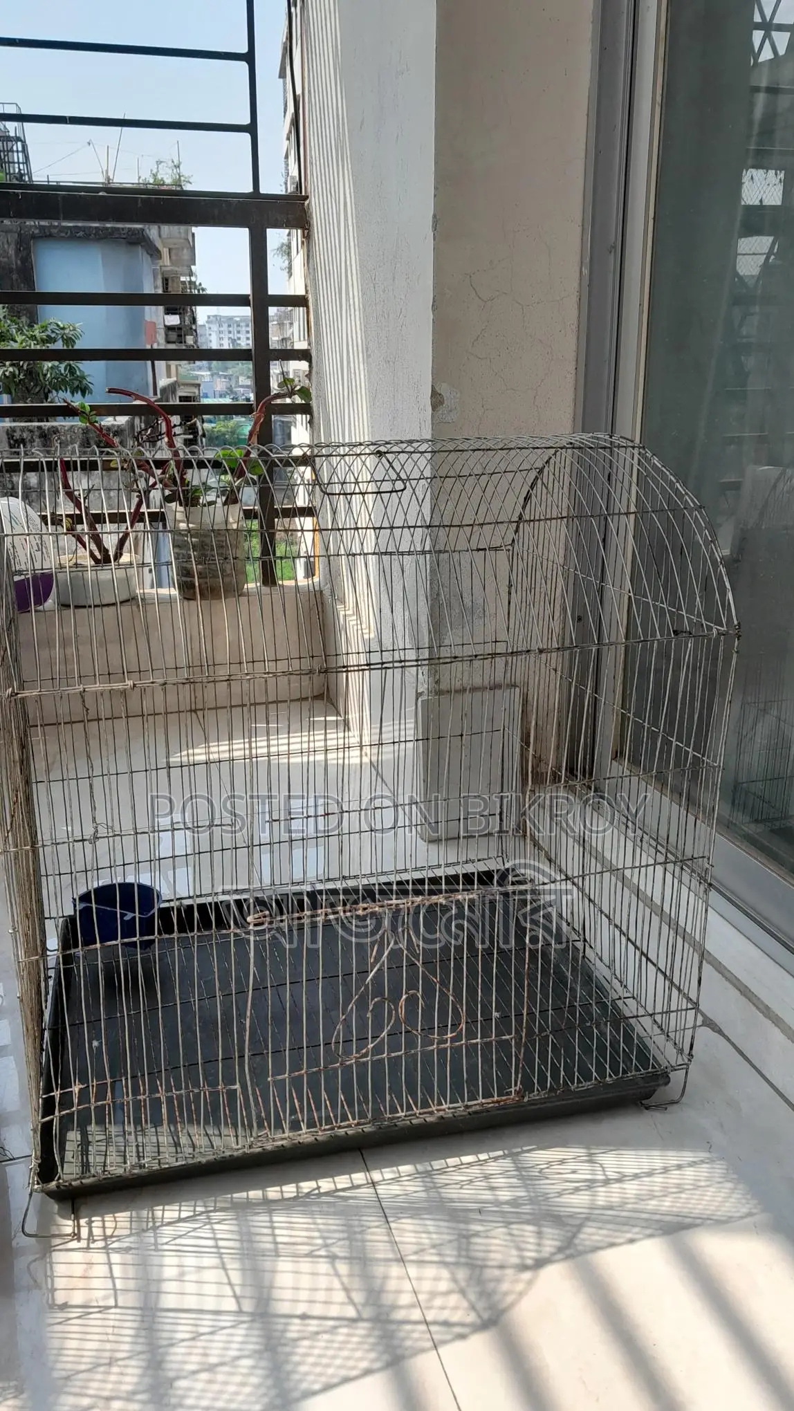 দুটি খাচা আর পাখির কিছু জিনিস বিক্রি হবে