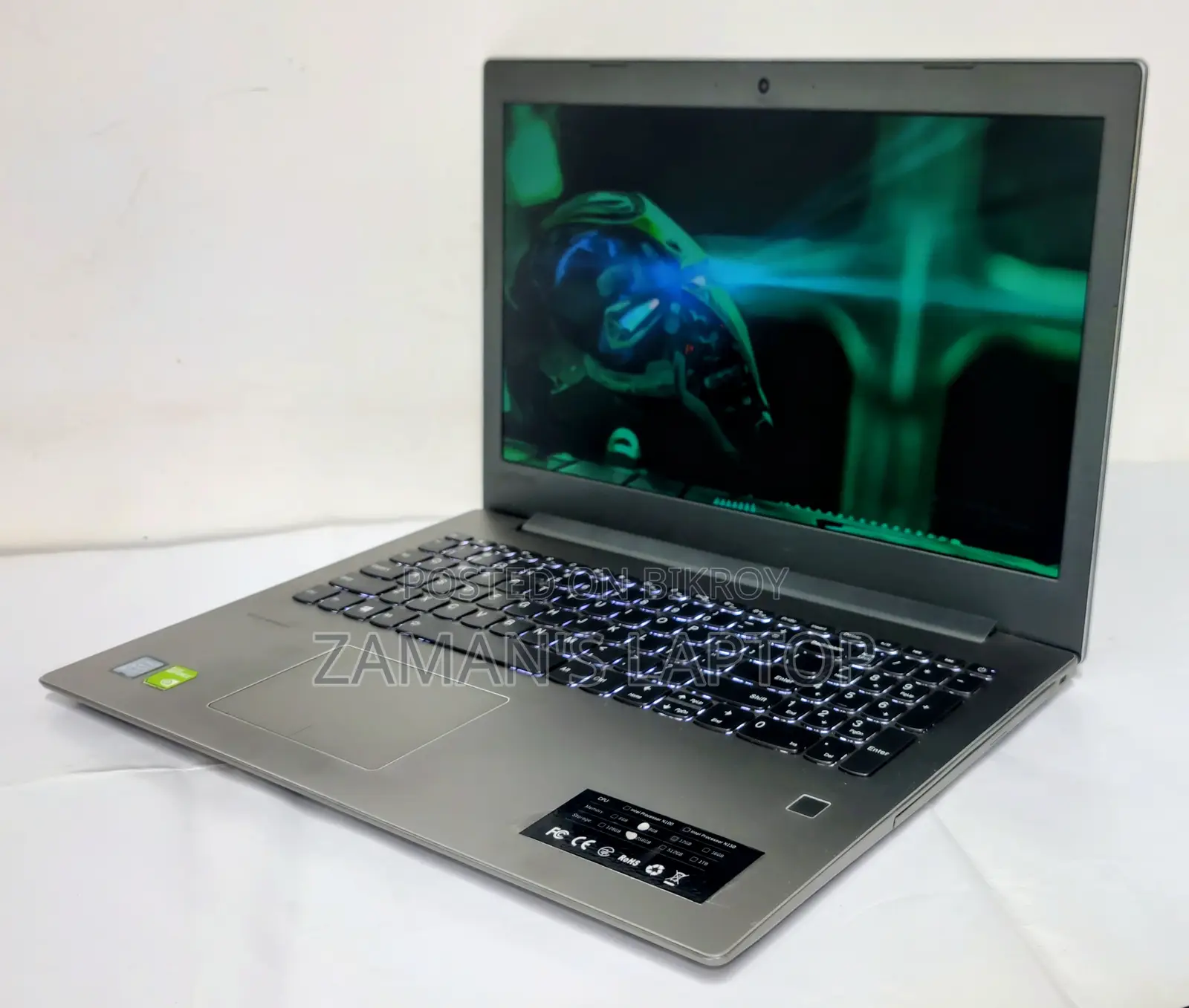 Lenovo Ideapad Core i5 7th Generation Gaming Metal SSD Slim Laptop