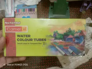 Used Camel Watercolor Tubes - 11 Shades + Brush (As-Is)