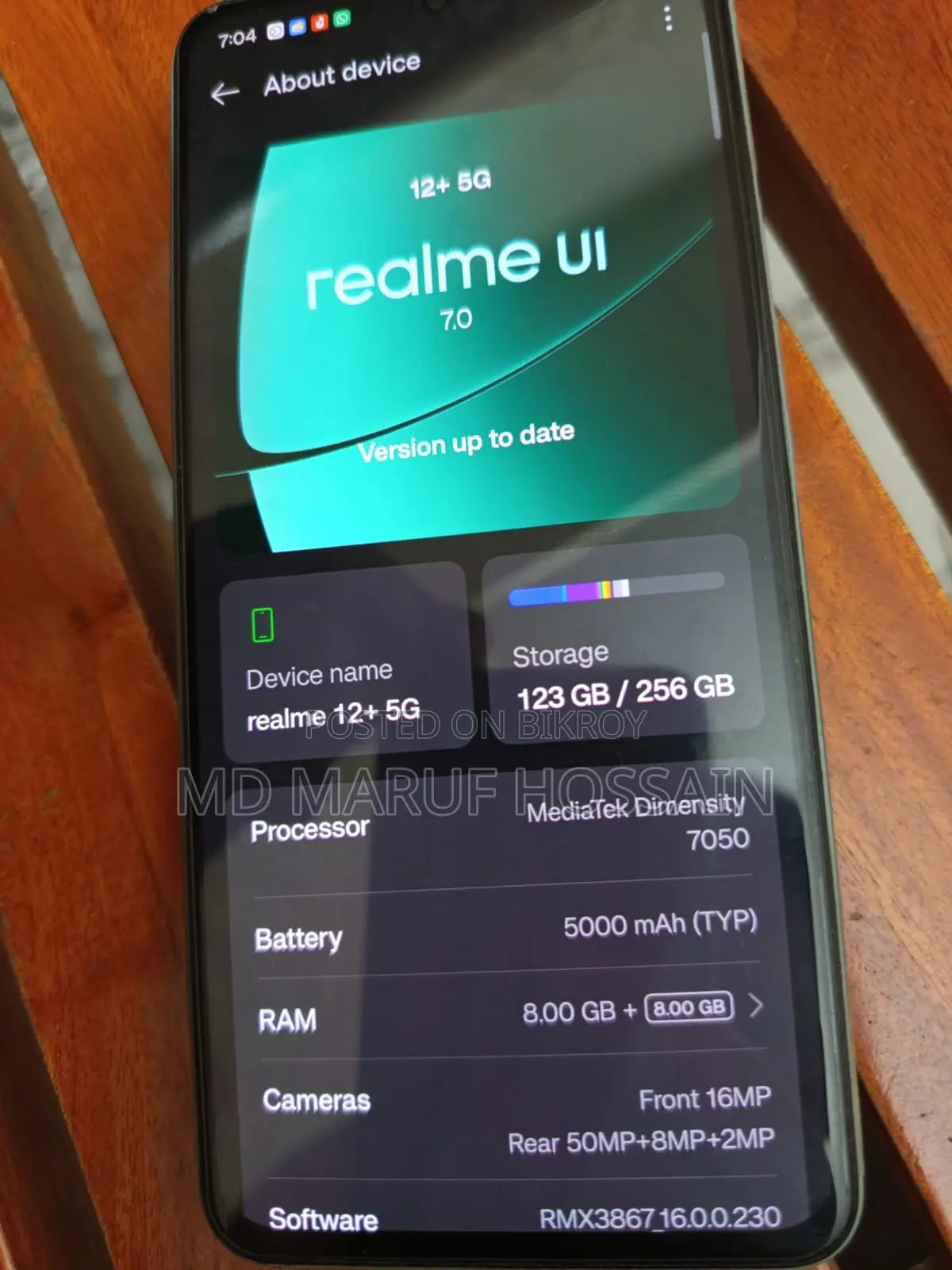 Realme 12 pro+ ` (Used)