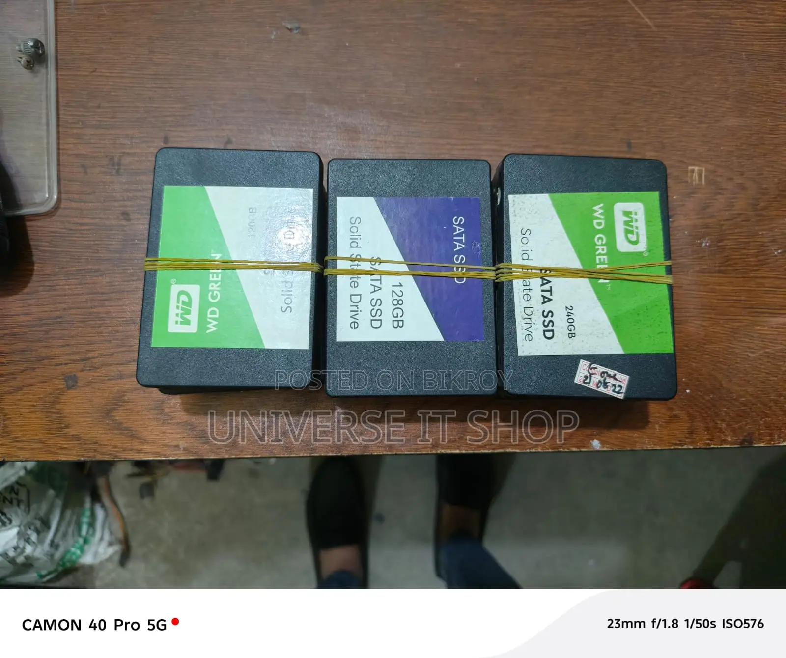 SATA SSD 128 GB 1700 TK 256 2300