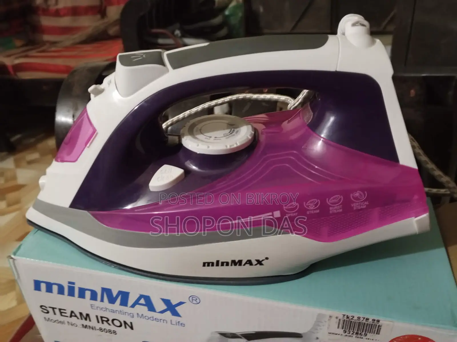 MINMAX STEAM IRON