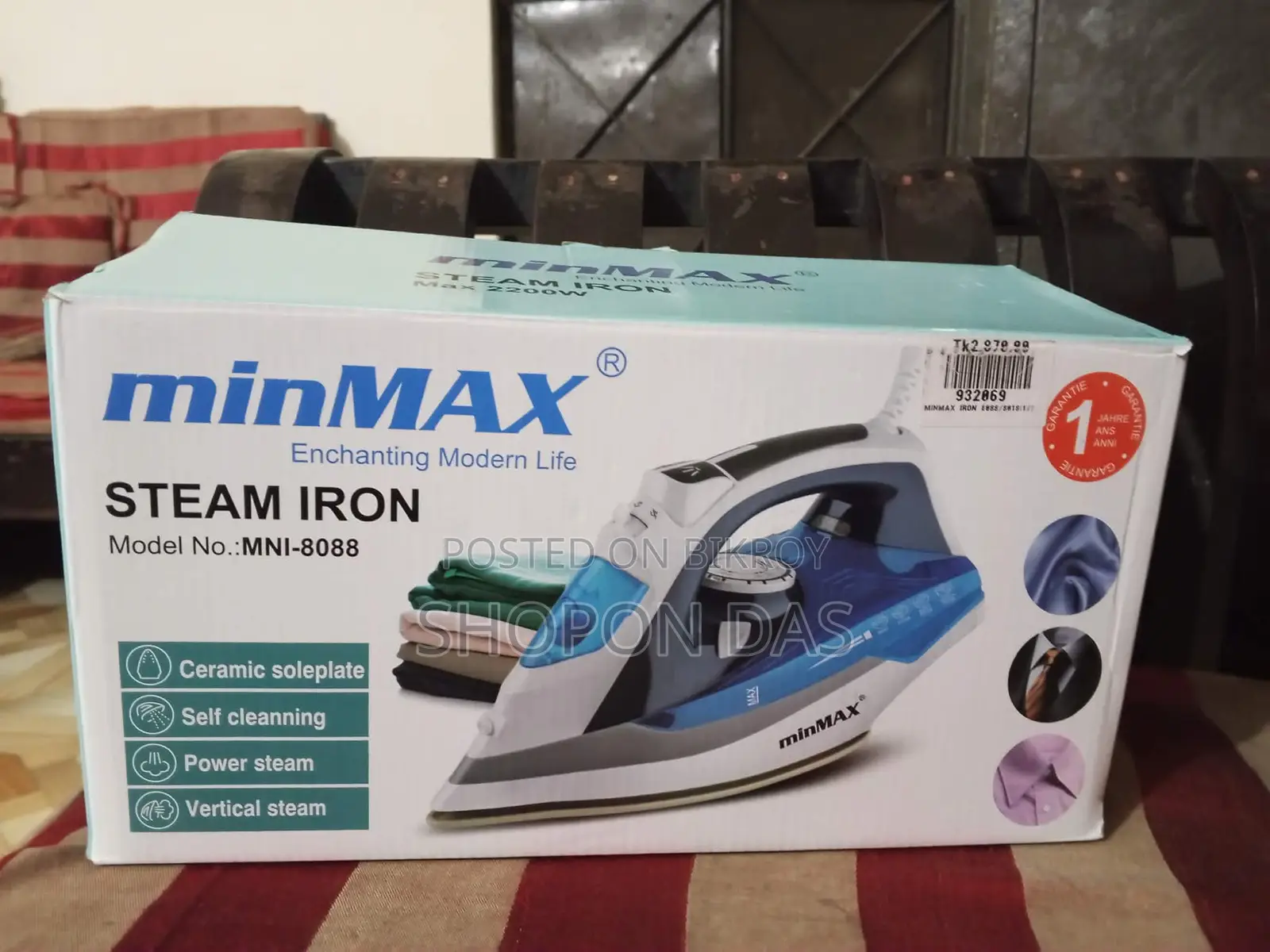MINMAX STEAM IRON