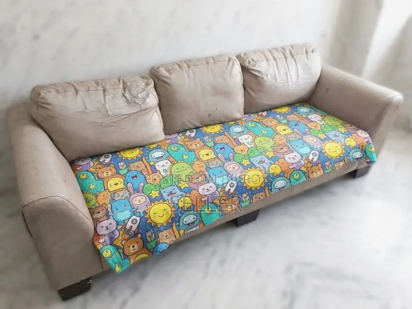 Big Leather Divan Sofa