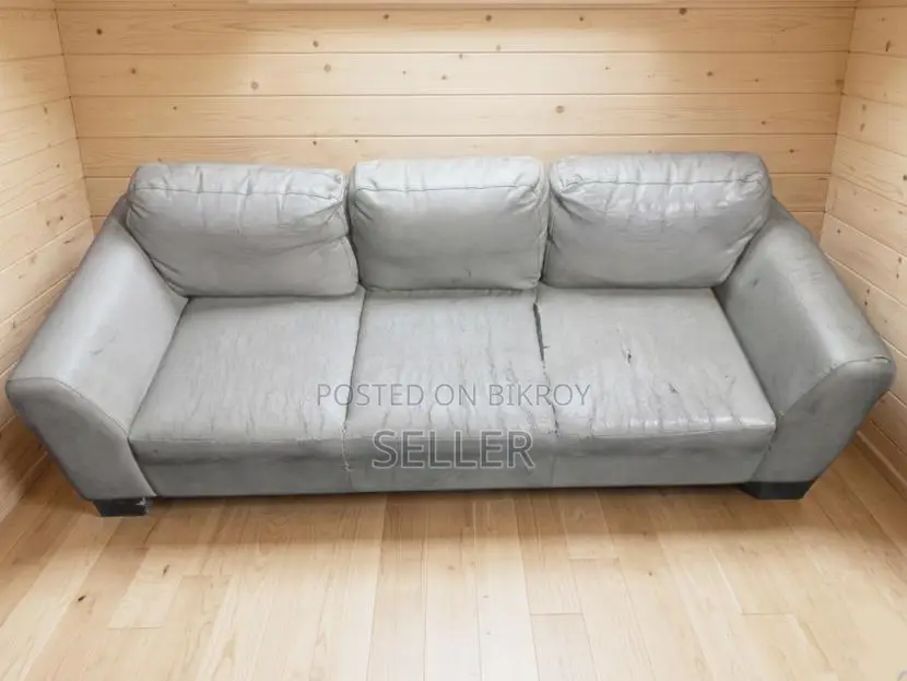 Big Leather Divan Sofa