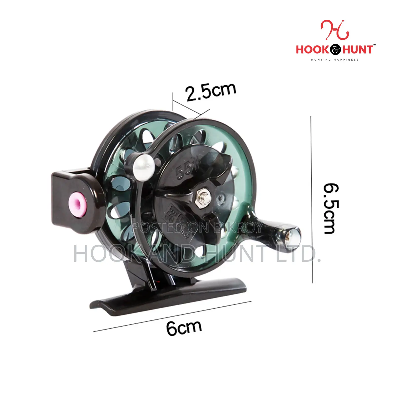01 PCS Mini Fly Fishing Reel 55mm | Ice Hook Hunt