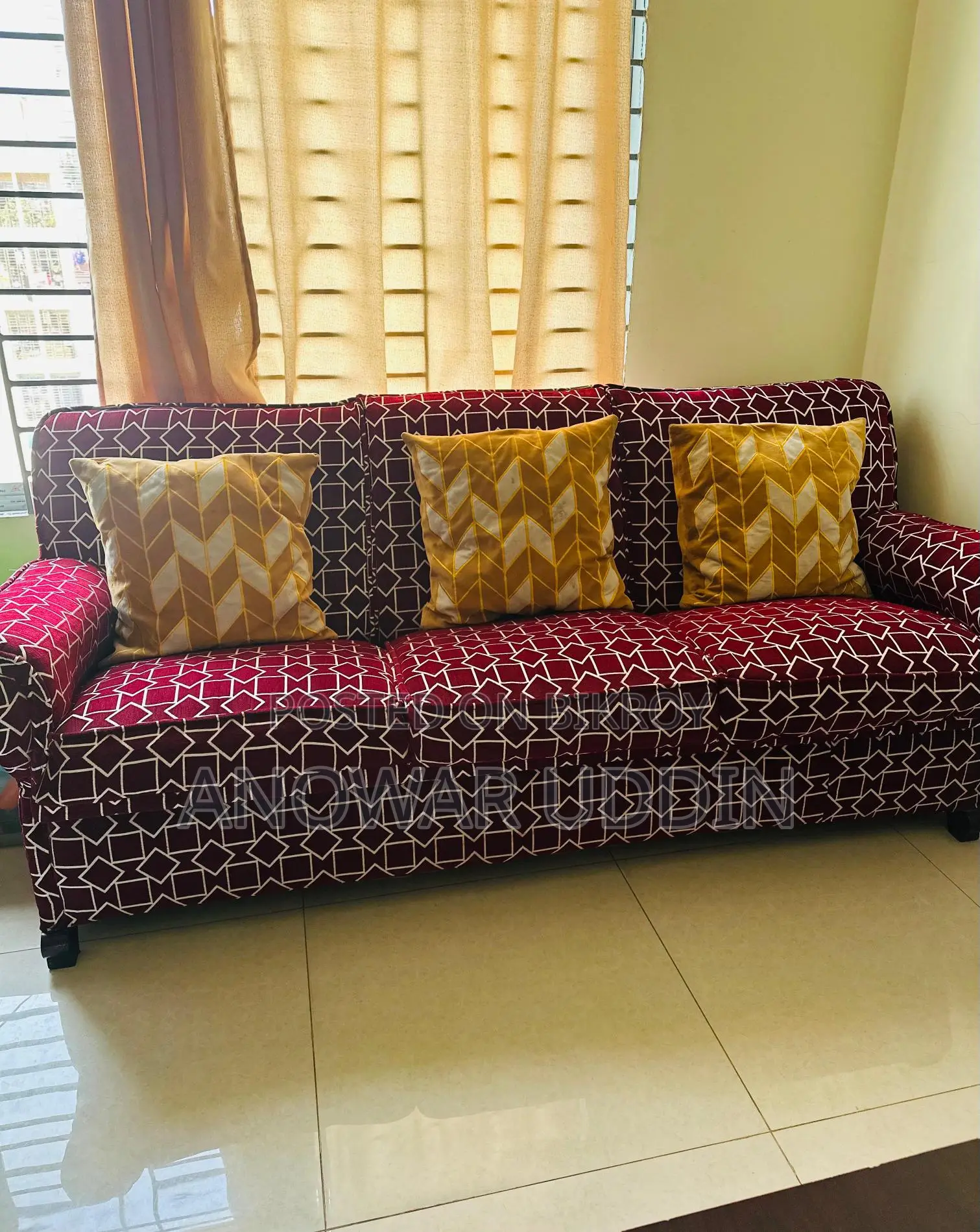 Sofa Set for Sale (Garjan and Teak Wood)