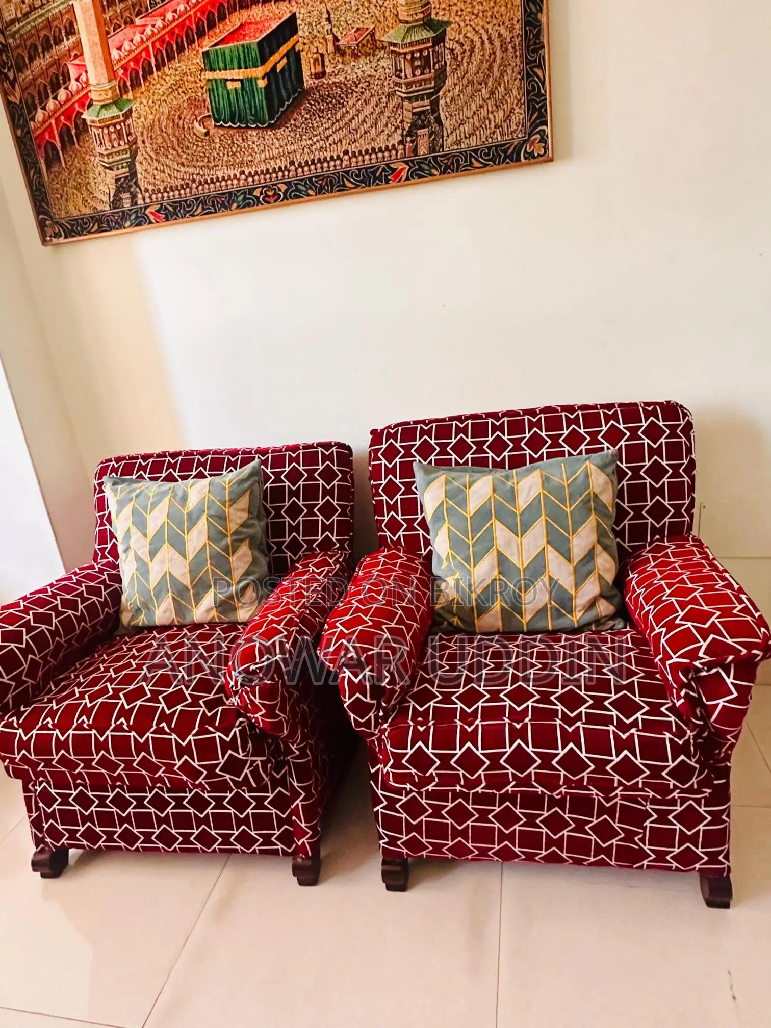 Sofa Set for Sale (Garjan and Teak Wood)