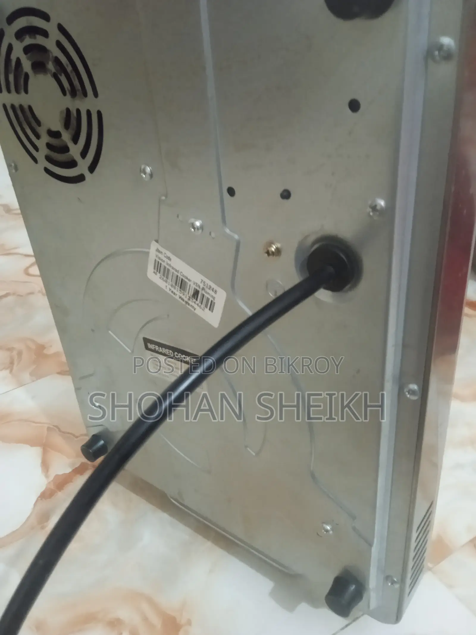 কারেন্টের চুলা বিক্রি করা হবে।