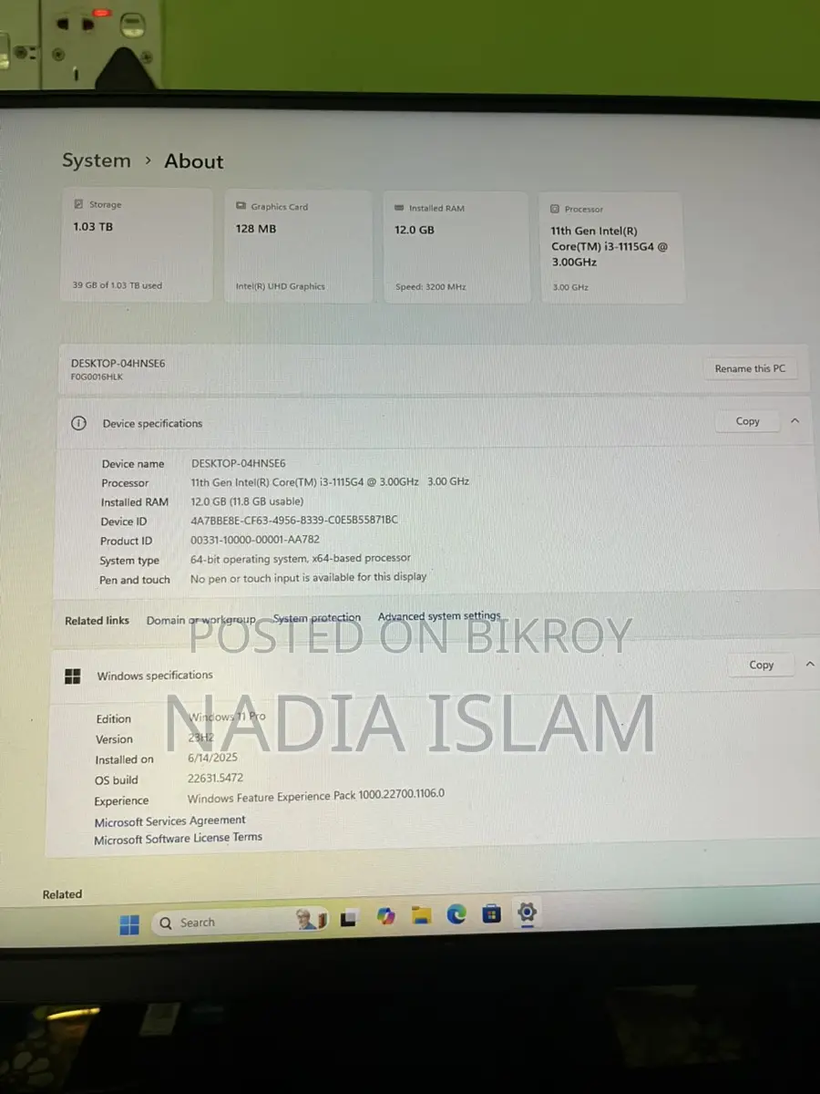 Desktop for sale