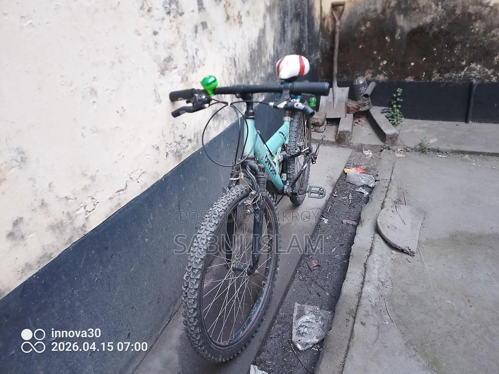 Alhamdulillah, absolutely fresh bicycle