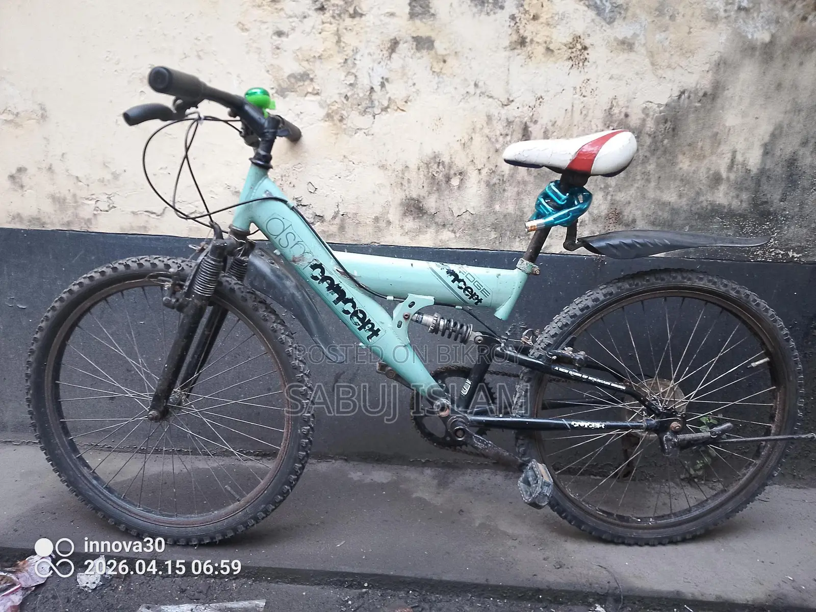 Alhamdulillah, absolutely fresh bicycle