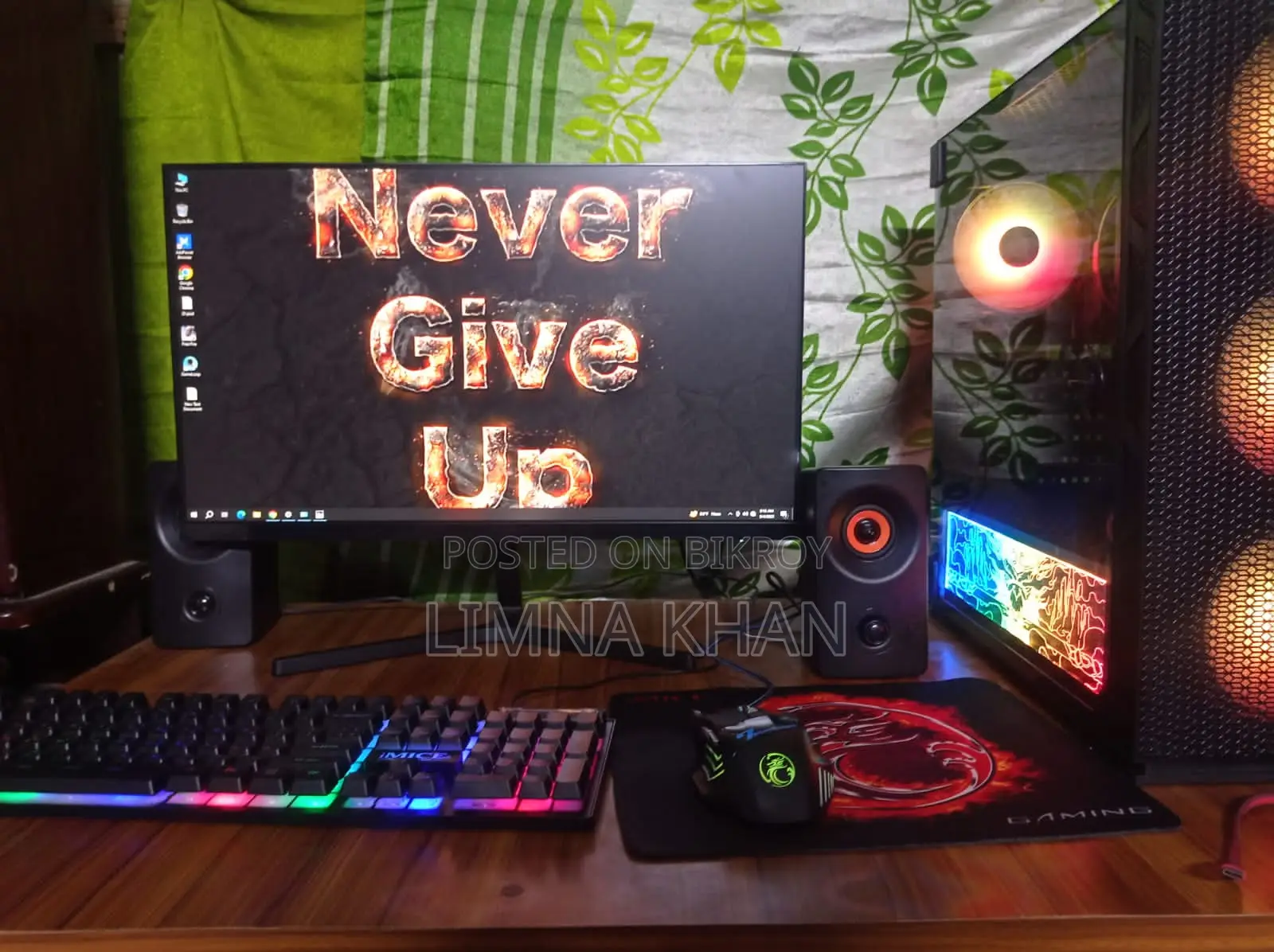 Gaming PC Setup for Sale 2 year used ️ Full (Monitor +