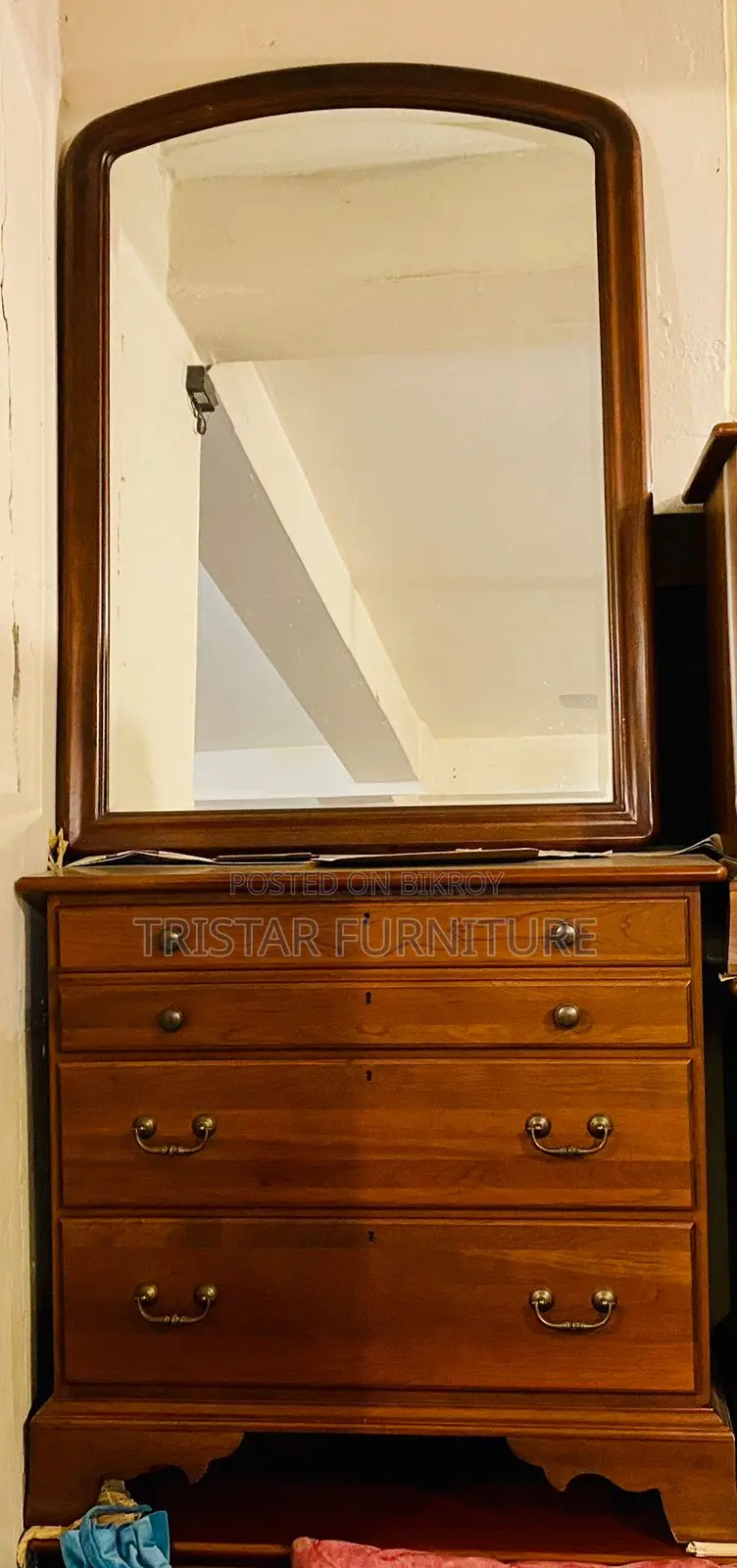 Cherry Chippendale Dressing Table