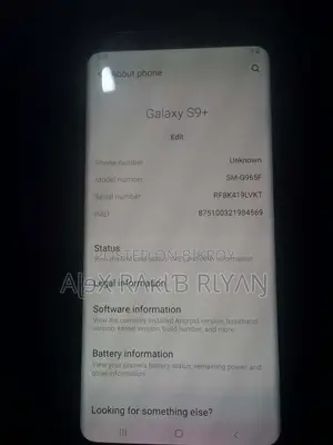 Samsung Galaxy S9 Plus (Used)
