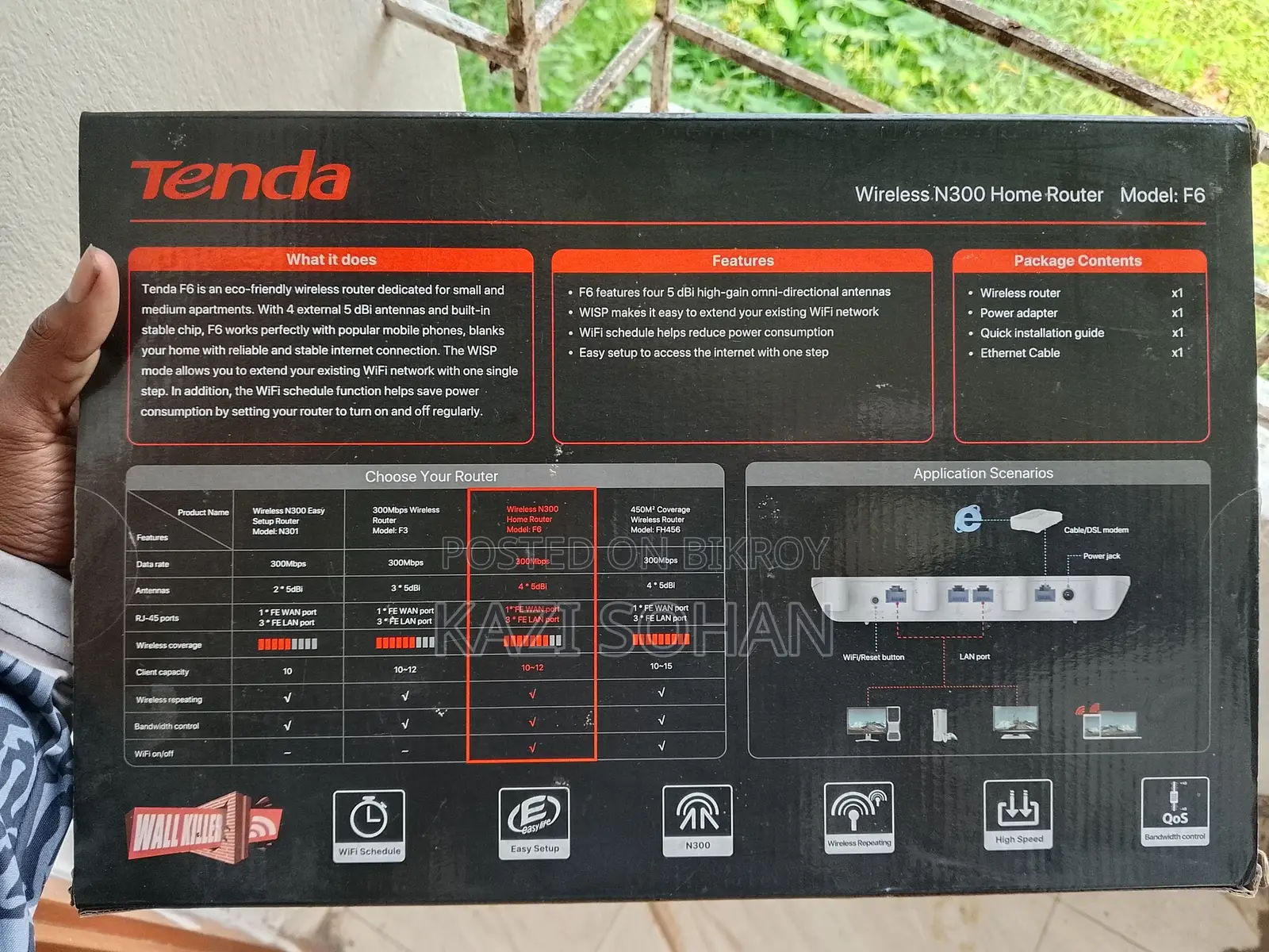 Tenda Wireless N300 Home Router