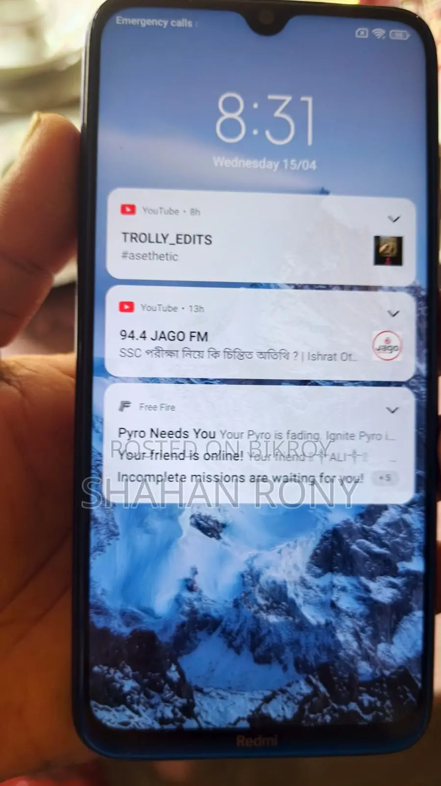 Xiaomi Redmi Note 8 Android 11, 4/64 GB (Used)