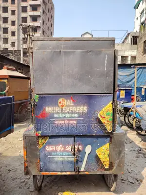 স্টিল বডি ফুডকার্টটি বিক্রি করা হবে