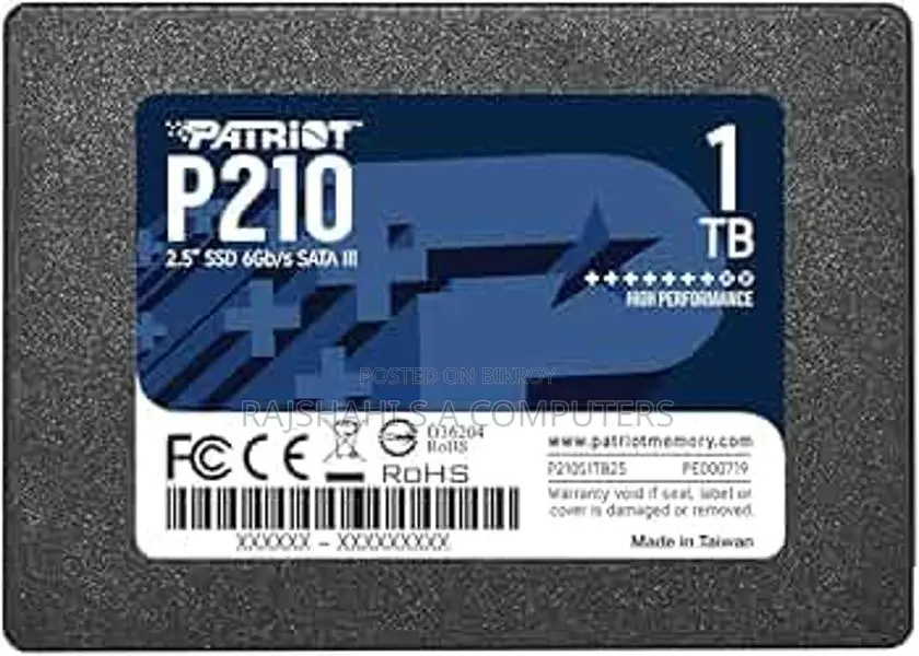 Eid Special: Patriot P210 1TB 2.5-inch SATAIII SSD