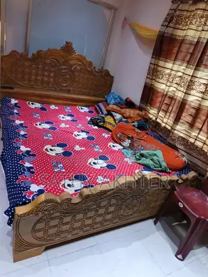 সেগুন কাঠের খাট