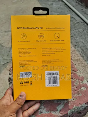 QCY bassbloom anc n2 bluetooth earphones..