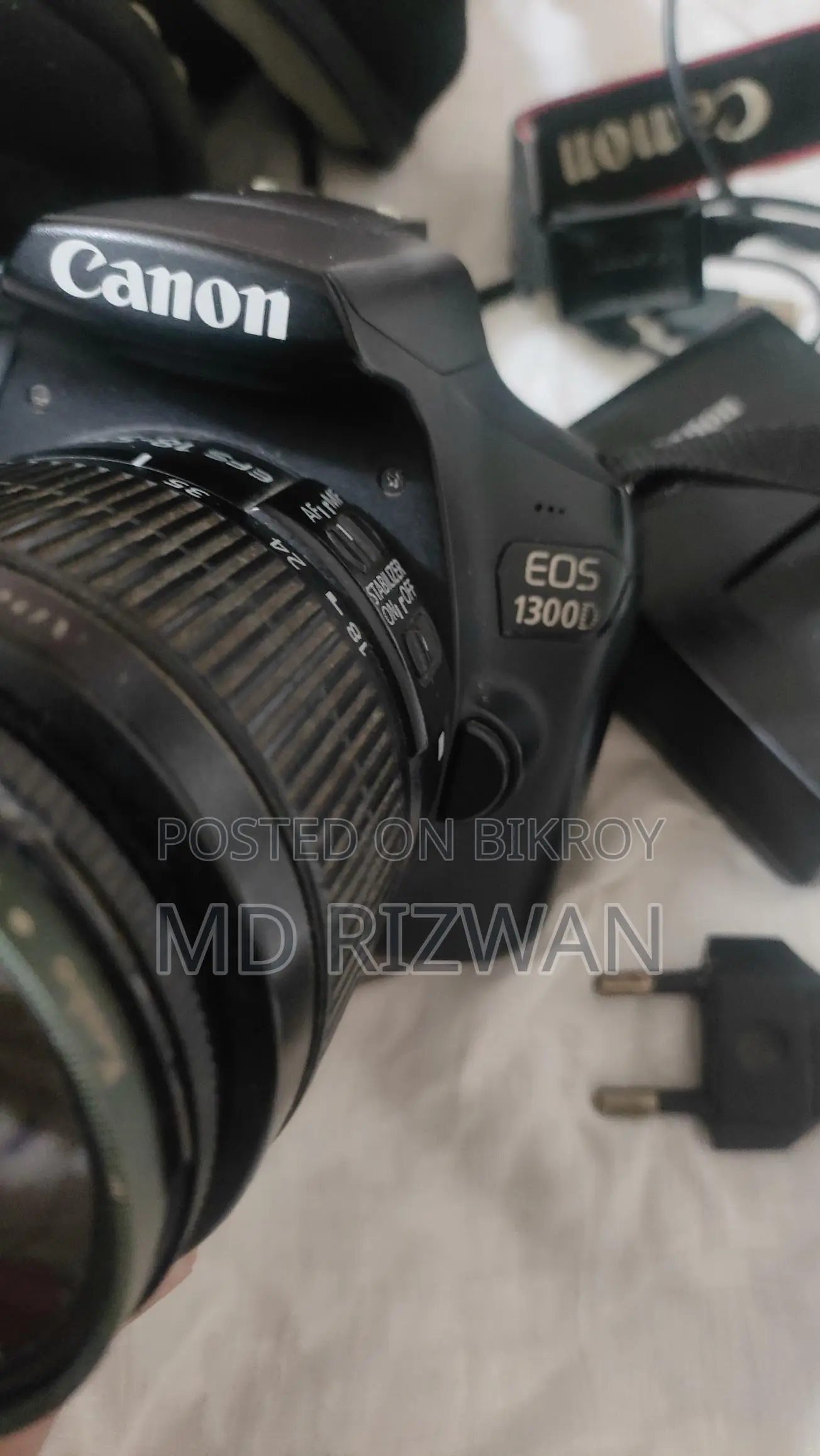 Canon EOS 1300D With 18-55mm IS II Lens - Fresh Condition