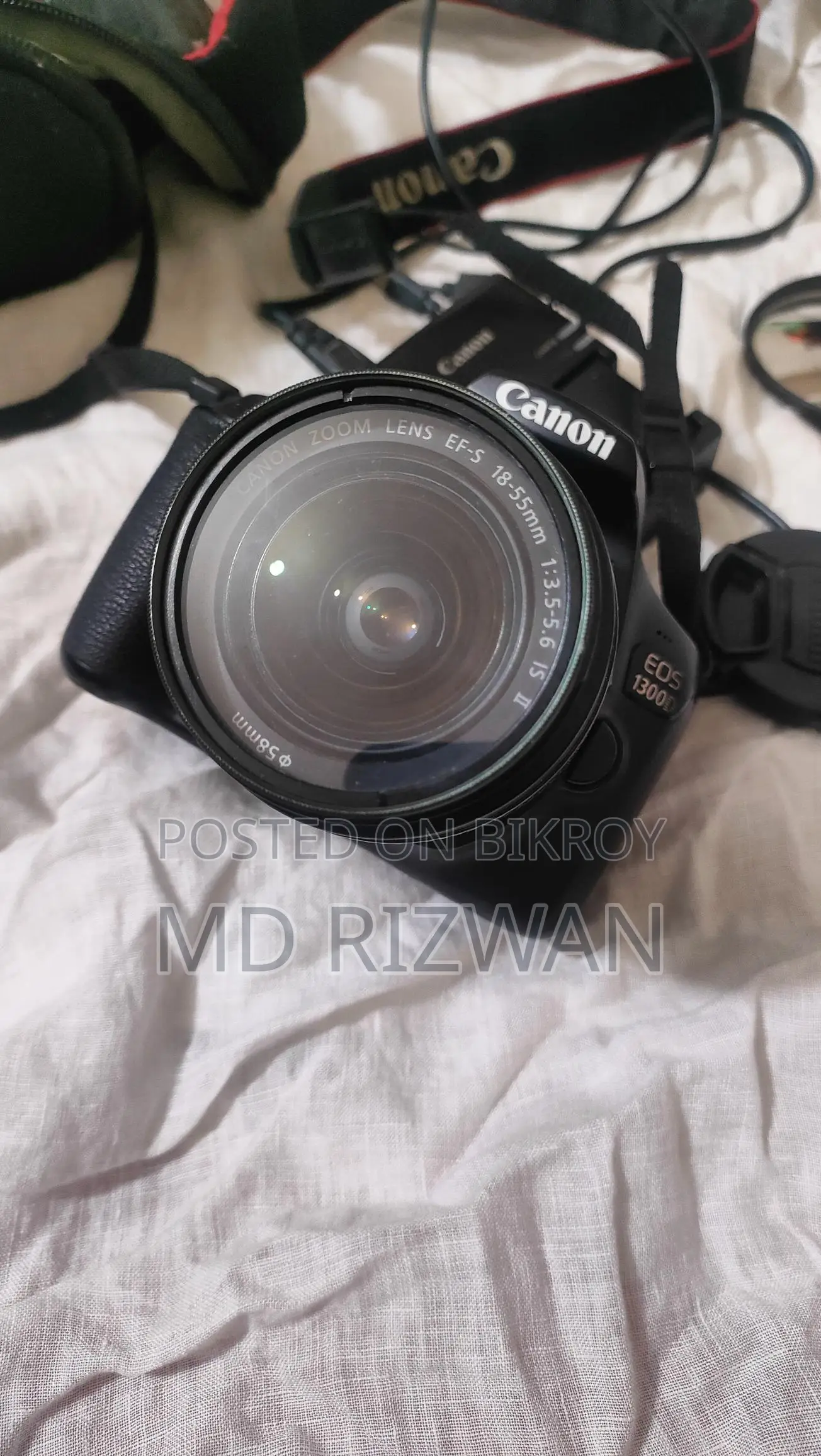 Canon EOS 1300D With 18-55mm IS II Lens - Fresh Condition