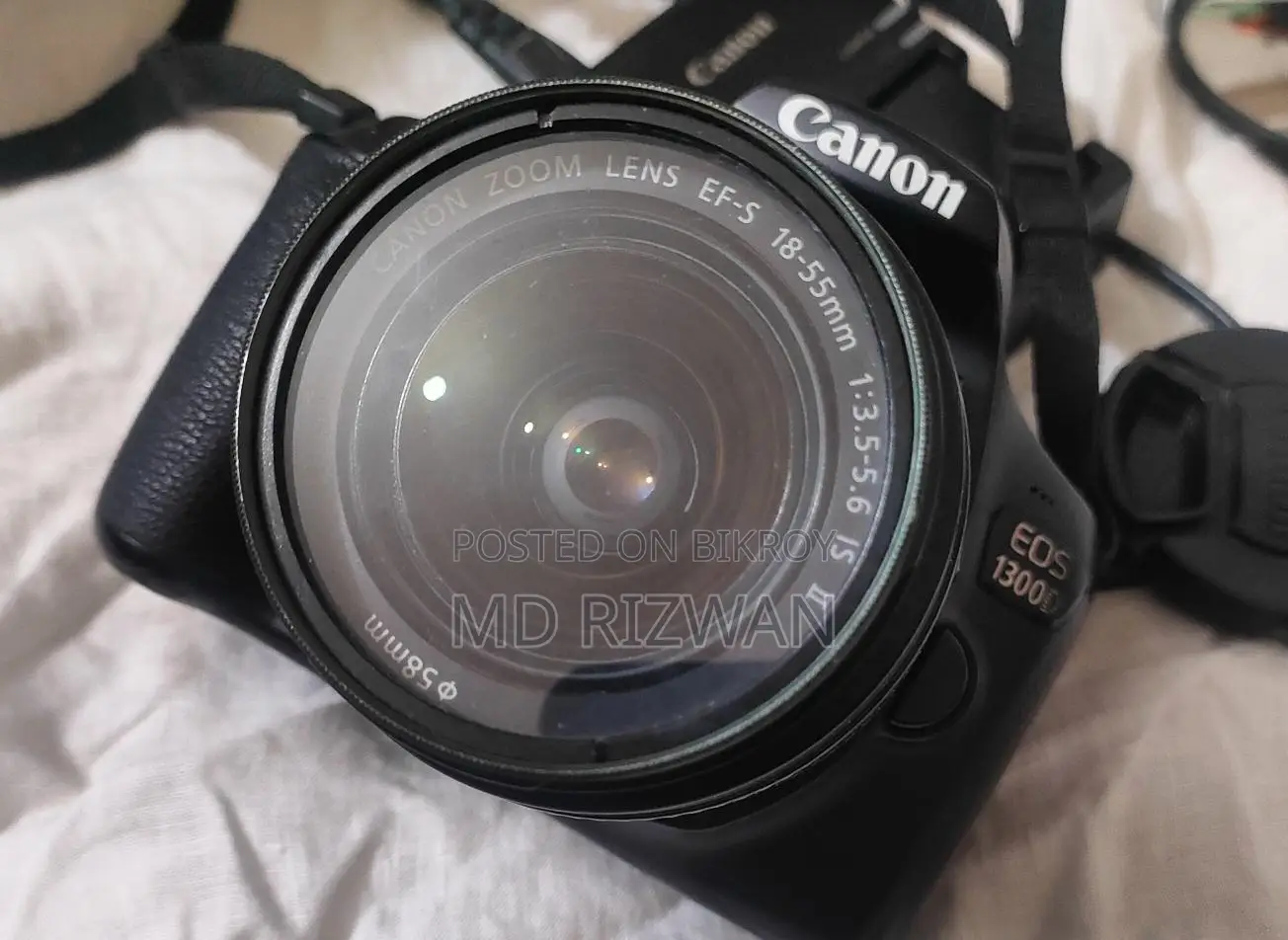 Canon EOS 1300D With 18-55mm IS II Lens - Fresh Condition