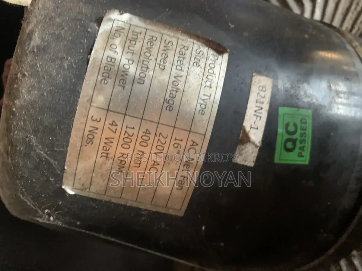 Fan for sale