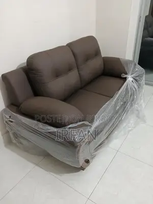 Leather sofa set