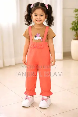 Girls' Western Full Pant Romper