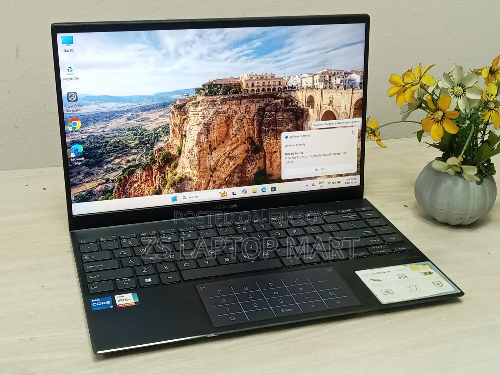 Asus Zenbook I5 8gb Ddr5 Ram 512ssd Full Fresh Conditions