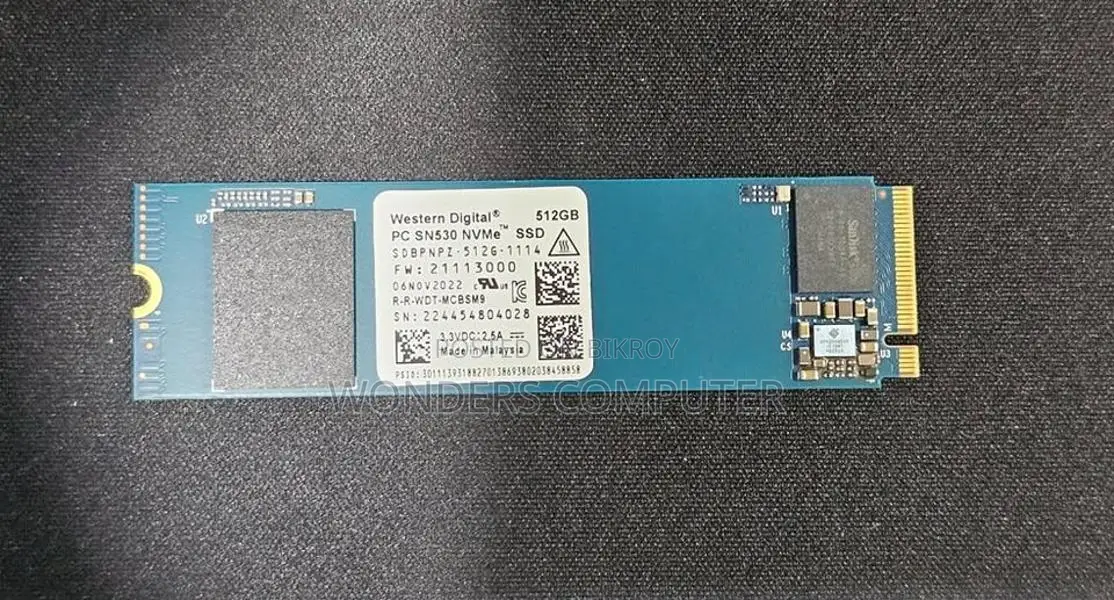 Genuine Western Digital 512 GB NVMe SSD 1 Year Warranty