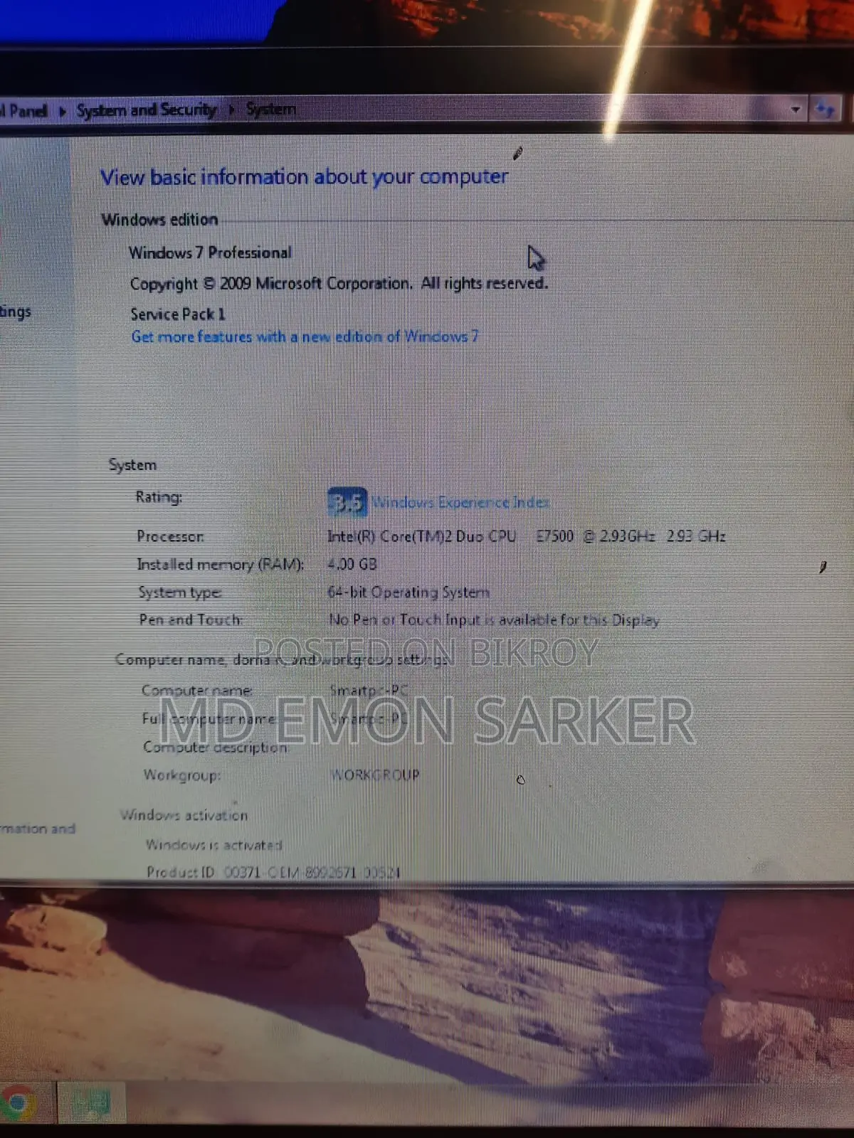 Computer with Monitor