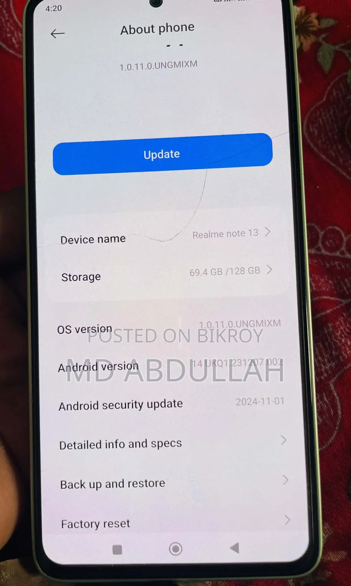 শাওমি রেডমি নোট ১৩ (ব্যবহৃত)