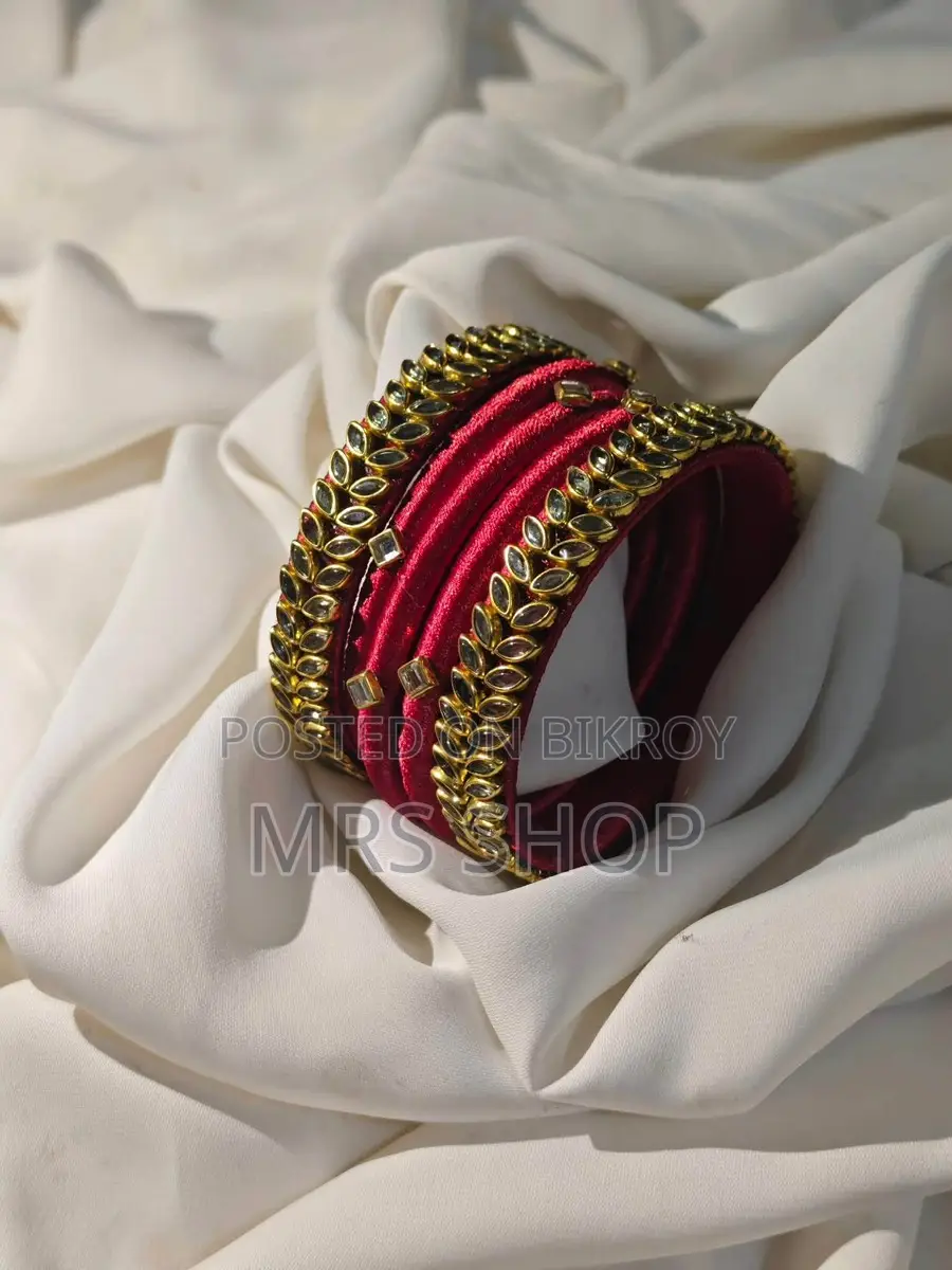 Gorgeous Silk Thread Bangle Set