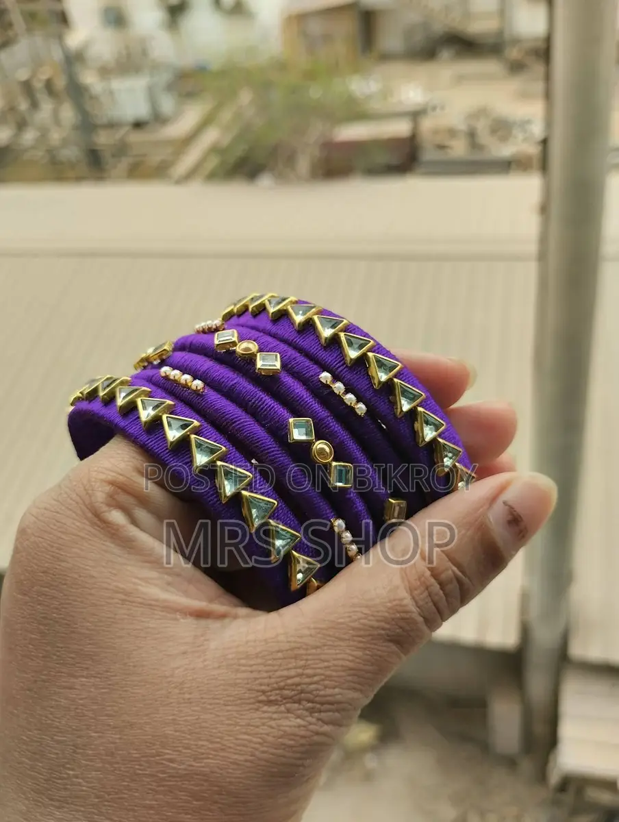 Gorgeous Silk Thread Bangle Set