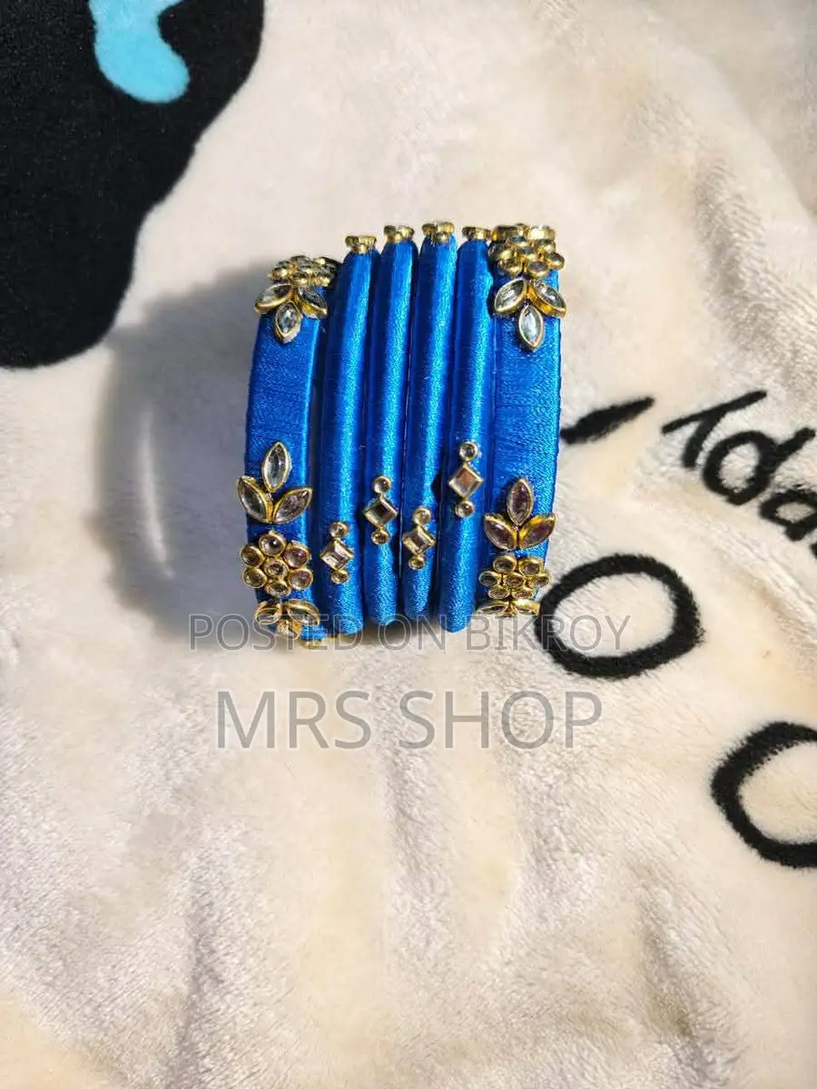 Gorgeous Silk Thread Bangle Set