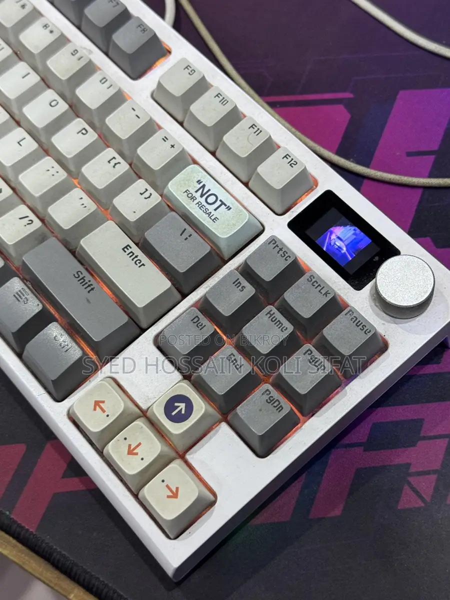 Shark Attack K86 ওয়্যারলেস কিবোর্ড ডিসপ্লে সহ