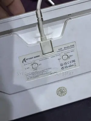 Shark Attack K86 ওয়্যারলেস কিবোর্ড ডিসপ্লে সহ