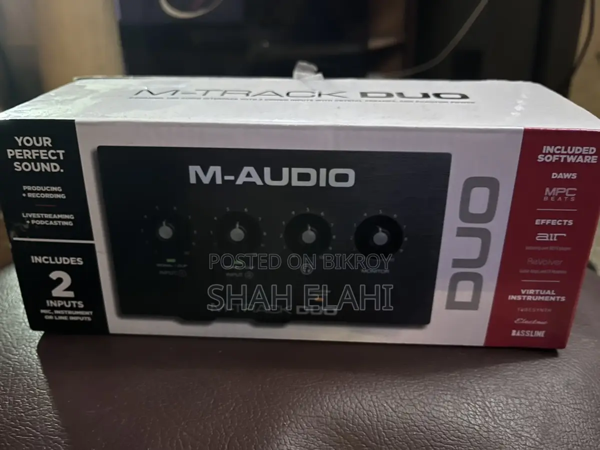 M-audio M-track Duo – Brand New (with Warranty)