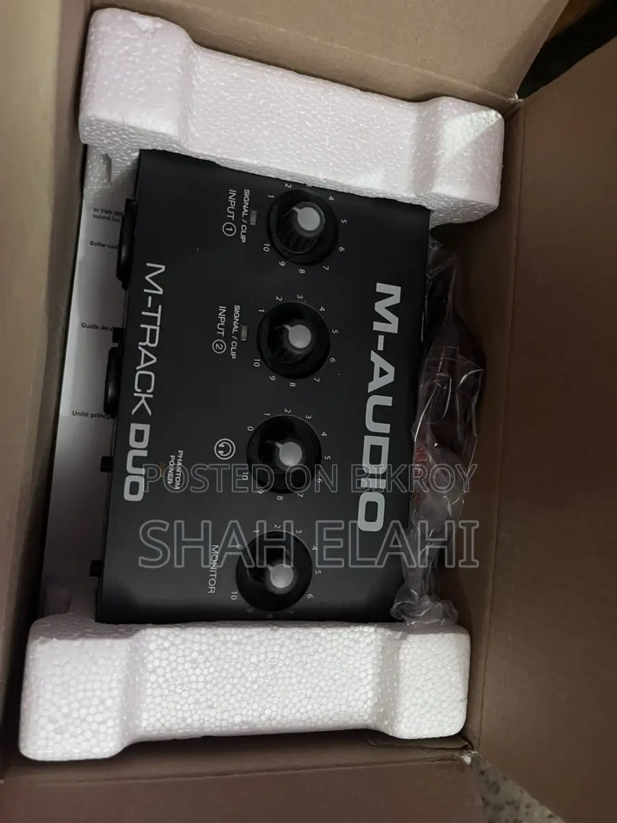 M-audio M-track Duo – Brand New (with Warranty)