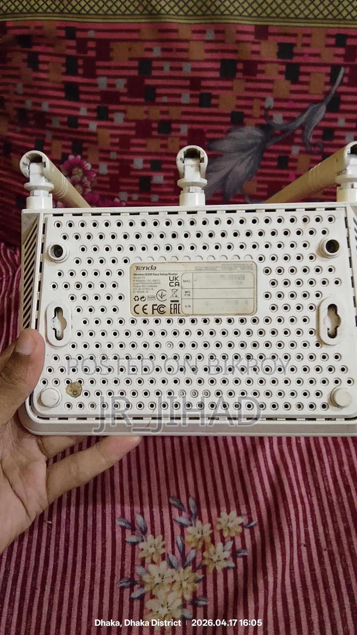 Tenda F3 Router for Sale