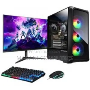 Gaming PC Core i7 7th Gen 8GB RAM Dell 19" FHD Monitor