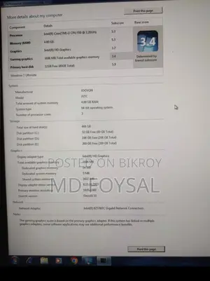 Core I3 Desktop PC | 500GB HDD & 4GB RAM - Pristine Condition Only