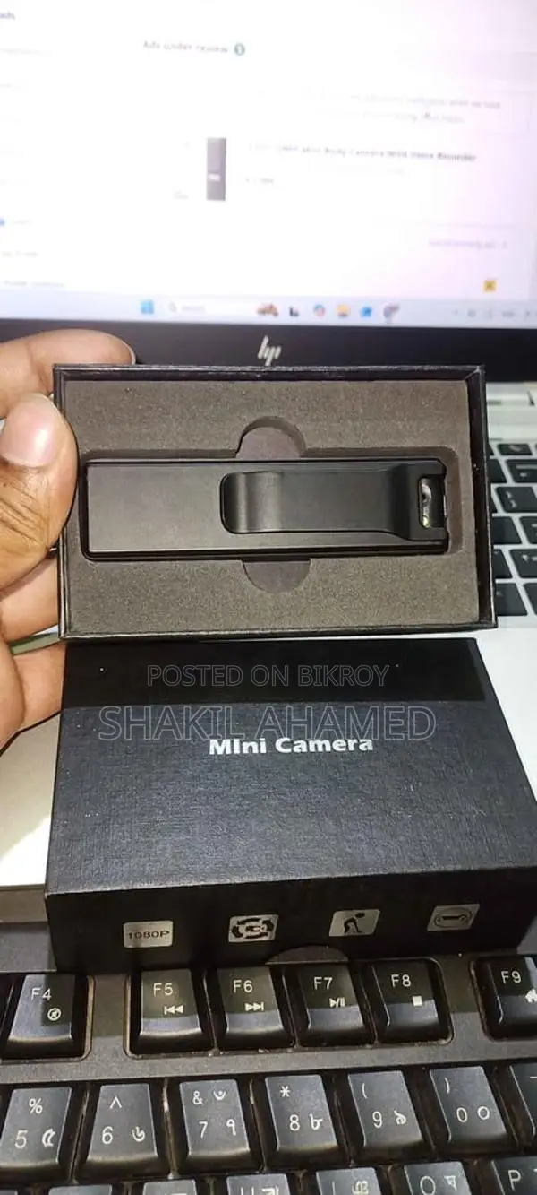 Z3 Body Camera Mini Digital Vlogging Hd 1080p Abs Back Clip