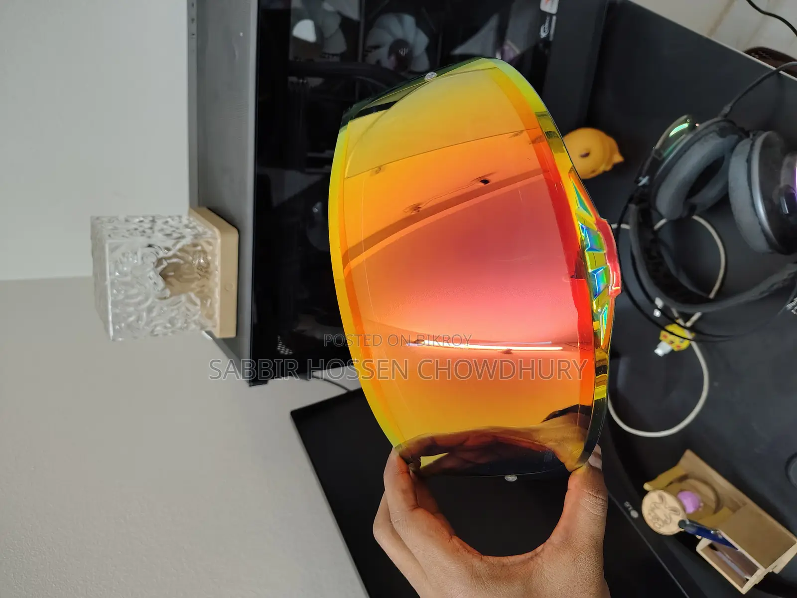 MY Mana RR Pro 936 Revo Visor with Protector Installed
