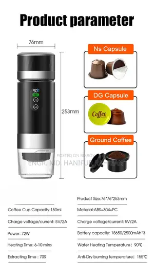Portable Smart Coffee Maker